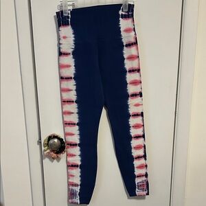 Wildfox small Tie-Dye Leggings - Blue and Pink